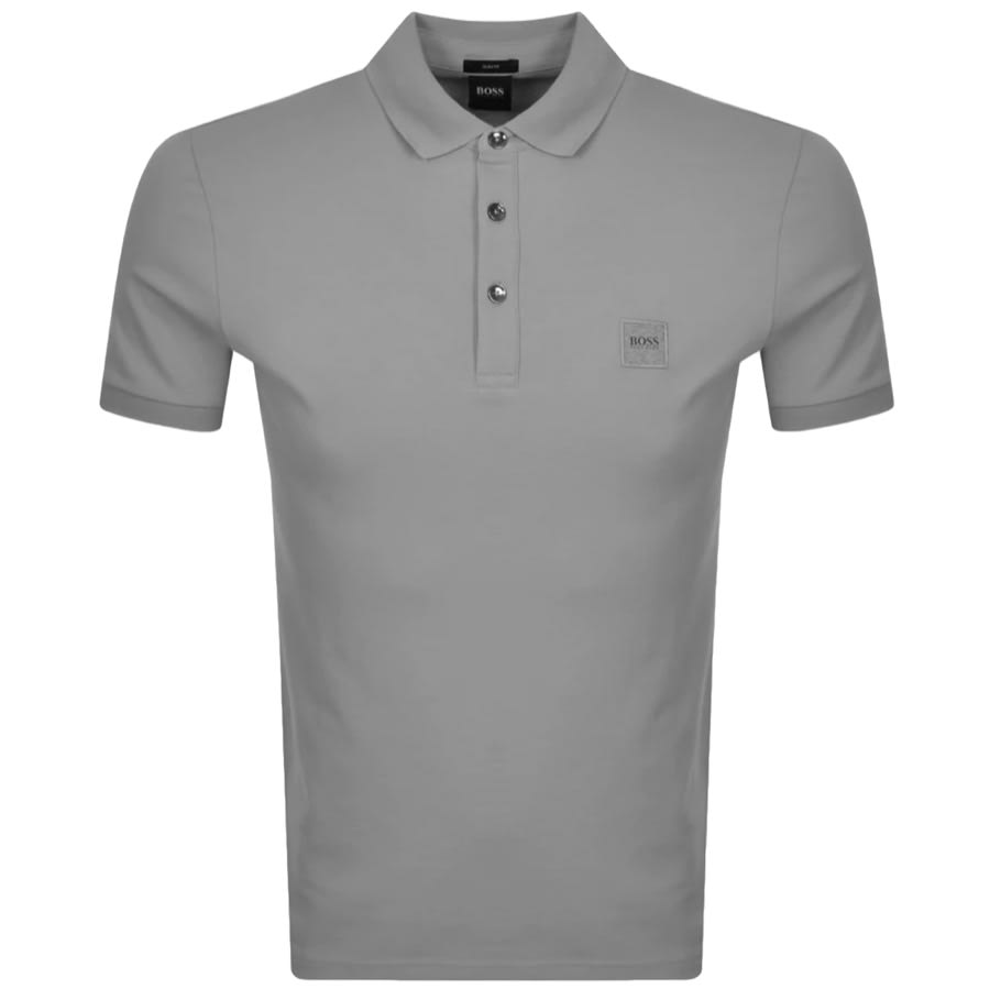 Alternative Image for ProductBOSS Passenger Polo T Shirt Grey1